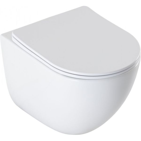 Унитаз подвесной Aquanet EcoVortex Tornado 348039 белый